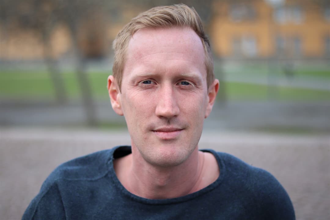 Porträttbild på en man