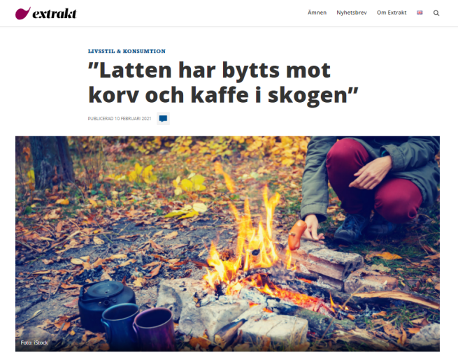 Extrakt, utklip